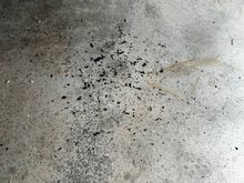 Dust on the floor