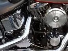 1997 Softail stock exhaust
