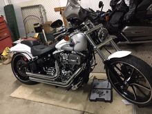 New intake and exhaust