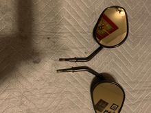 Aftermarket Black short stem mirrors, has some chips and nicks. 

$25 shipped