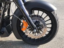 I like the orange calipers and new front fender a lot too.