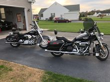 The New King in front of the old King. The old King bought by my Brother In Law. So still in the family. 

Love my 2017 King 