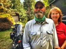 My wife, Missy, came with me on her bike the first two days.