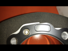 Wet head gasket on an older cylinder. 