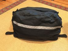 Bag for top box - front view