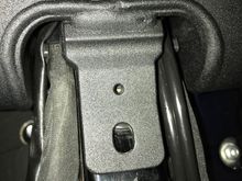 Have to move the tank a little back.
Thinking about drilling the small hole a little bigger for the bolt... opinions?