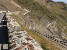 Passa de Stelvio, Austrian, Italian border. Not techn cally MY motorcycle