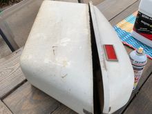 One of the saddlebags