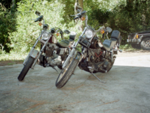 1982 25th Anniversary Sportster & 1982 FXB Sturgis