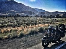 The Sierras are a beautiful backdrop as I continued on to Bishop for the night.