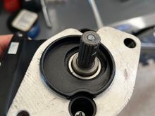 Had to screw it in all the way in order to get a drill to bite, then my little extraction bit worked sweet