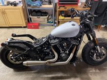 After 4 months apart, the bike is back home. My local dealership did a great job getting it road worthy. I’ve since stripped the tank and tins for paint and ordered some odds and ends. I’ll post before and afters once complete. Oh and the body has healed up well too. 