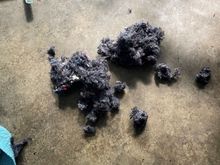 Stuffed inside the batwing