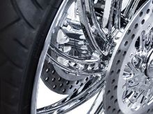 After installation on a PM rim equipped Harley with ABS brakes.