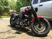 Bassani Radial Sweepers....  on my Softail.