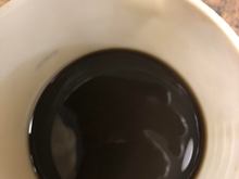 old oil was very black.