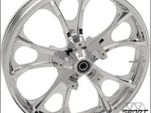 Coastal Moto 21 Largo Chrome Front wheel