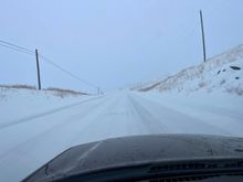 … and 300+ miles of this on the way home… This part of the road was actually pretty decent compared to the worst parts .