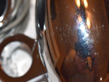 Slight scratches on the chrome cup.