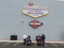 We made it to Las Vegas on our Harleys!