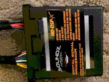 Close up of Equalizer