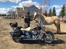 Nice lady took her out for me 😜