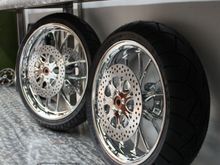 Performance Machine Heathen Chrome Wheels for 09-15 Touring Models