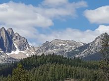 Sawtooths near Stanley, ID.