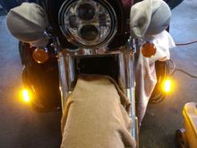 Testing with a DC bench supply before final hookup.