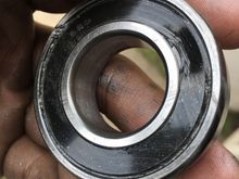 Secondary bearing got pinched the back or something. Side load maybe?