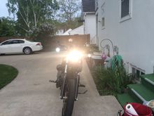 I installed these Custom Dynamics turn signals front and for increased visibility. The fact that the fronts turn amber when signaling adds to the "look at me" effect.