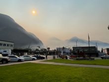 There’s a fire around here somewhere… Smoky all the way up from Vancouver
