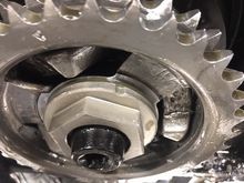 compensator had a hard time, we have a new billet EN36 case hardened ramp made to replace the factory cast one here. 