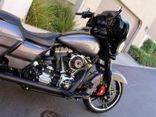 Everything you have done to your bike looks great, love powder coat on the heads.

You've made that a special Street Glide