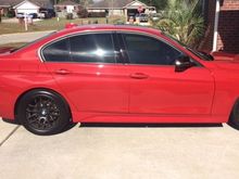 Red BMW. 16hrs of polishing. Coated with 22PLE