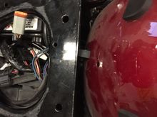 That's the connector that was in tailight, that has the orange/white wire in it which I believe is for the run lights.