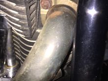 Old exhaust was in bad shape - the front pipe heat shield and clamps were really rusted. The rear wasn't much better.