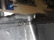 the non-leaking leaking seams that HD says don't exist and have cost me countless dollars in oil.