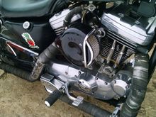 My new ram air set up on the Sporty