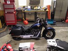 I usually go black on any new Harley I have purchased but I couldn't get by the anniversary paint this time, as nice as a lot of CVO paint for a lot less money.