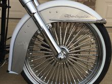 Evo Spoked DNA Mammoth wheel with 120/70-21 Avon purchased from Mototeks.