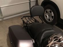 Detachable air wing backrest