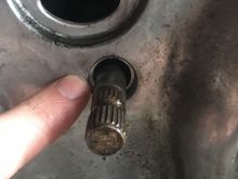 That's where the seal came out of in the primary cover