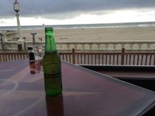 Supper a few blocks down. I had a beer, some fish and chips and watched the sunset with a coffee. Nice resturant. Called The Boardwalk in the Shilo Inn Suites.