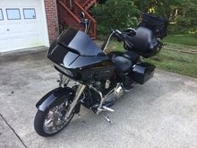 14" H-D Chiseled apes, mirrors, clutch lever and brake lever