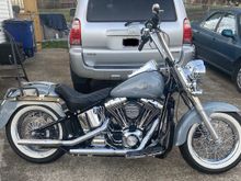 end of Feb. finally pulled her out for a few pics and a test ride.