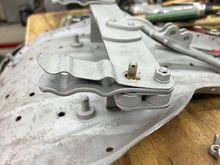 Taking the seat apart and bead blasting it 