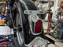 Decided to run the wiring in the fender and mount the taillight 