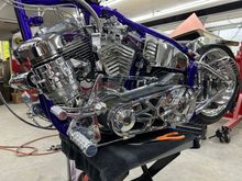 Well got it all back together and it shifts ! That's what I get for not double checking  on stuff as taking it for granted . Now back to the wiring ! as missing a bracket for the relays for the starter and circuit braker as fits between the oil tank and rear fender splash guard as it's made out of stainless 