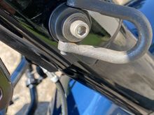 This is the tie down that I used, we use them at work for lifting molds so I know the buckle itself is strong enough, just not sure about where I have it mounted